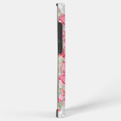 Hibiscus & kant ROOD Samsung Galaxy Hoesje (Rechterkant)