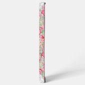 Hibiscus & kant ROOD Samsung Galaxy Hoesje (Linkerkant)