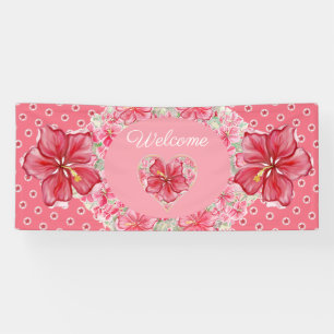 Hibiscus & kant ROOD Spandoek