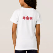 Hibiscus & kant ROOD T-shirt (Achterkant)