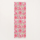 Hibiscus & kant ROOD Yogamat (Achterkant)