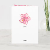 Hibiscus & kant ROZE (Achterkant)