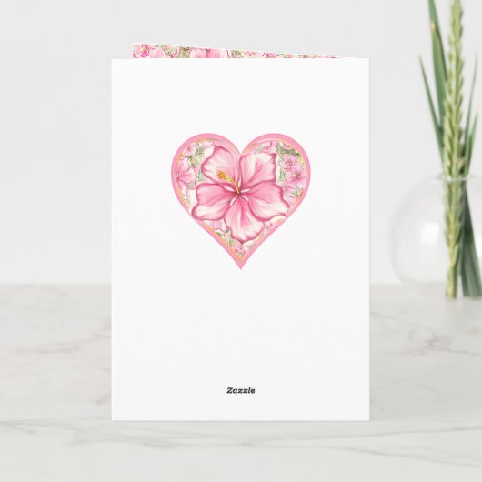 Hibiscus & kant ROZE (Achterkant)