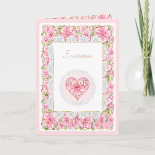 Hibiscus & kant ROZE (Voorkant)