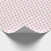 Hibiscus & kant ROZE Cadeaupapier (Hoek)