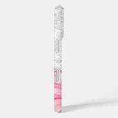 Hibiscus & kant ROZE Case-Mate iPhone Case (Achterkant / Rechts)