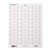 Hibiscus & kant ROZE Etiket (Full Sheet)