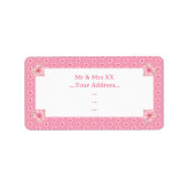 Hibiscus & kant ROZE Etiket (Voorkant)