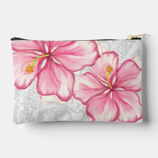 Hibiscus & kant ROZE Etui (Achterkant)