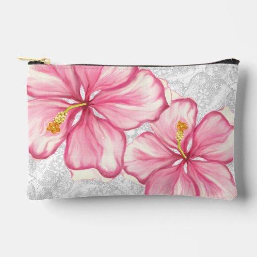 Hibiscus & kant ROZE Etui (Voorkant)