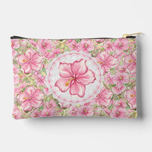 Hibiscus & kant ROZE Etui (Achterkant)