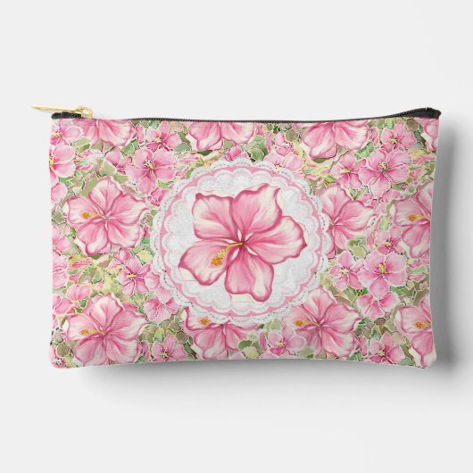 Hibiscus & kant ROZE Etui (Voorkant)