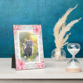 Hibiscus & kant ROZE Fotoplaat