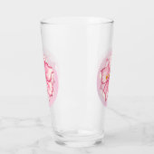 Hibiscus & kant ROZE Glas (Links)