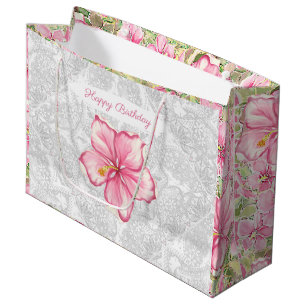Hibiscus & kant ROZE Groot Cadeauzakje
