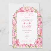 Hibiscus & kant ROZE Kaart (Achterkant)