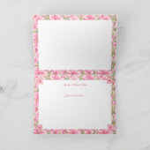 Hibiscus & kant ROZE Kaart (Binnen)