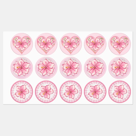 Hibiscus & kant ROZE Labels (Vel)