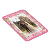 Hibiscus & kant ROZE Magneet (Rechterzijde)