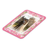 Hibiscus & kant ROZE Magneet (Linkerzijde)