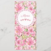 Hibiscus & kant ROZE Menu (Achterkant)