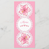 Hibiscus & kant ROZE Menu (Achterkant)
