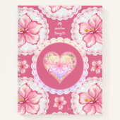 Hibiscus & kant ROZE Notitieboek (Voorkant)