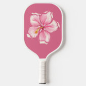 Hibiscus & kant ROZE Pickleball Paddle (Achterkant)