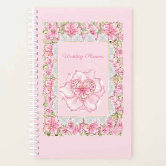 Hibiscus & kant ROZE Planner (Voorkant)