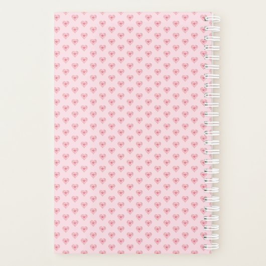 Hibiscus & kant ROZE Planner (Achterkant)