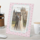 Hibiscus & kant ROZE Reclamebord Met Voetstuk (Insitu)