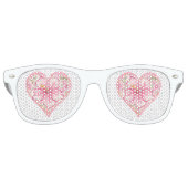 Hibiscus & kant ROZE Retro Zonnebril (Voorkant)