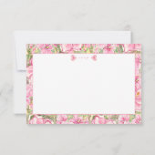 Hibiscus & kant ROZE RSVP Kaartje (Achterkant)