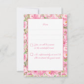 Hibiscus & kant ROZE RSVP Kaartje (Achterkant)