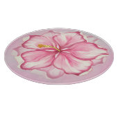 Hibiscus & kant ROZE Snijplank (Hoek)