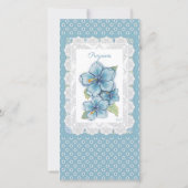 Hibiscus & kant TURQUOISE (Achterkant)