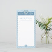 Hibiscus & kant TURQUOISE (Staand voorkant)