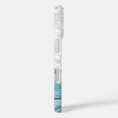 Hibiscus & kant TURQUOISE Case-Mate iPhone Case (Achterkant / Rechts)