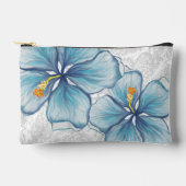 Hibiscus & kant TURQUOISE Etui (Voorkant)