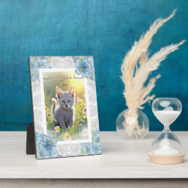 Hibiscus & kant TURQUOISE Fotoplaat