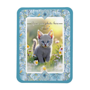 Hibiscus & kant TURQUOISE Magneet