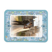 Hibiscus & kant TURQUOISE Magneet (Horizontaal)