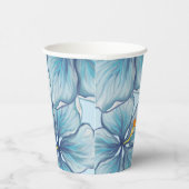 Hibiscus & kant TURQUOISE Papieren Bekers (Rechts)