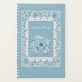 Hibiscus & kant TURQUOISE Planner (Voorkant)