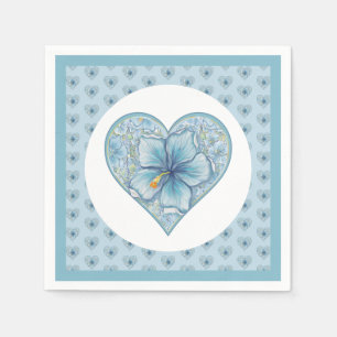 Hibiscus & kant TURQUOISE Servet