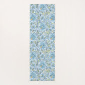 Hibiscus & kant TURQUOISE Yogamat (Achterkant)