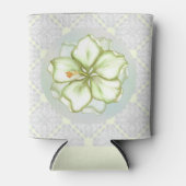 Hibiscus & kant WIT Blikjeskoeler (Voorkant)