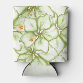 Hibiscus & kant WIT Blikjeskoeler