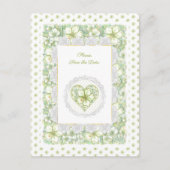 Hibiscus & kant WIT Briefkaart (Voorkant)