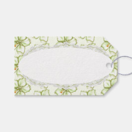 Hibiscus & kant WIT Cadeaulabel